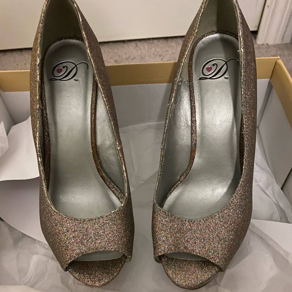 Sparkly heels